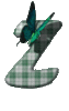 GIF animado (30414) Letra z mariposa d