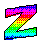 GIF animado (40169) Letra z multicolor
