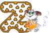 GIF animado (32060) Letra z ratoncito