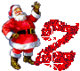 GIF animado (41556) Letra z santa claus