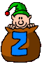 GIF animado (41652) Letra z simbolos navidad