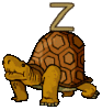 GIF animado (32214) Letra z tortuga