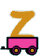 GIF animado (40115) Letra z vagon tren