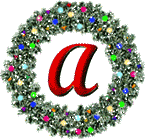 GIF animado (41090) Letras coronas navidad
