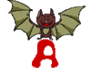 GIF animado (38326) Letras murcielagos