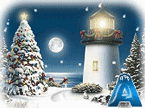 GIF animado (41530) Letras paisajes navidad