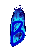 GIF animado (37432) Lletra b llama azul