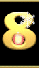 Imagen GIF de Numero 8 navidad animado