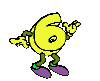 GIF animado (39769) Numero amarillo brazos piernas