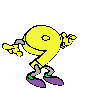 GIF animado (39772) Numero amarillo brazos piernas