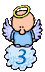 GIF animado (39050) Numero angelito nube