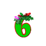 GIF animado (40654) Numero arbol navidad