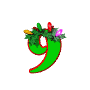 GIF animado (40657) Numero arbol navidad