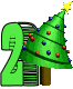 GIF animado (40689) Numero arbol navidad