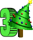 GIF animado (40690) Numero arbol navidad