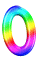 GIF animado (40248) Numero arco iris