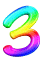 GIF animado (40251) Numero arco iris