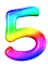 GIF animado (40253) Numero arco iris