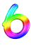 GIF animado (40254) Numero arco iris