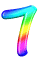 GIF animado (40255) Numero arco iris