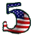GIF animado (42510) Numero bandera estados unidos