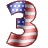 GIF animado (42436) Numero bandera norteamericana