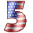 GIF animado (42438) Numero bandera norteamericana