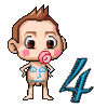 GIF animado (43067) Numero bebe