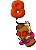 GIF animado (43173) Numero boxeador