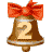 GIF animado (40913) Numero campanas navidad