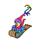 Imagen GIF de Numero chico trineo animado