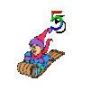 GIF animado (43641) Numero chico trineo