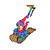 GIF animado (43643) Numero chico trineo