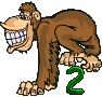GIF animado (30777) Numero chimpance