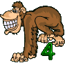 GIF animado (30779) Numero chimpance