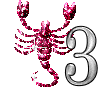GIF animado (38669) Numero escorpio
