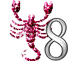 GIF animado (38674) Numero escorpio