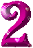 GIF animado (44717) Numero fucsia