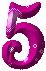 GIF animado (44720) Numero fucsia