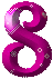 GIF animado (44723) Numero fucsia