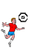 GIF animado (35685) Numero futbol