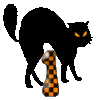 GIF animado (38228) Numero gato negro