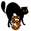 GIF animado (38232) Numero gato negro