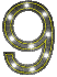 GIF animado (33915) Numero glitter luces