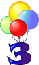 GIF animado (36611) Numero globos