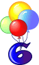 GIF animado (36614) Numero globos