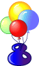 GIF animado (36616) Numero globos