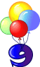 GIF animado (36617) Numero globos