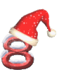 GIF animado (41177) Numero gorro santa claus