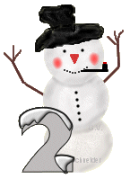 GIF animado (41239) Numero hombre nieve